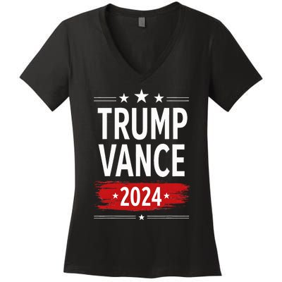 Trump Vance 2024 Women's V-Neck T-Shirt