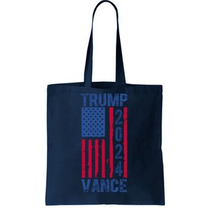 Trump Vance 2024 Us Flag Election Tote Bag