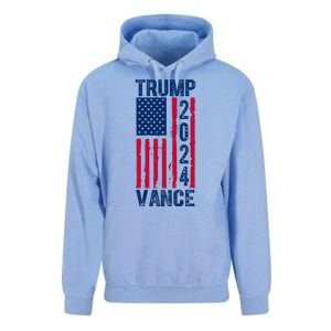 Trump Vance 2024 Us Flag Election Unisex Surf Hoodie