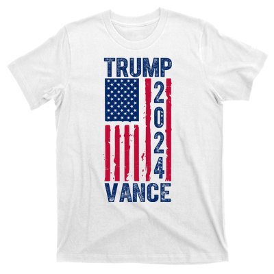 Trump Vance 2024 Us Flag Election T-Shirt