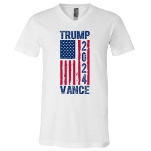 Trump Vance 2024 Us Flag Election V-Neck T-Shirt