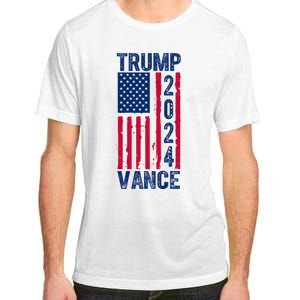 Trump Vance 2024 Us Flag Election Adult ChromaSoft Performance T-Shirt