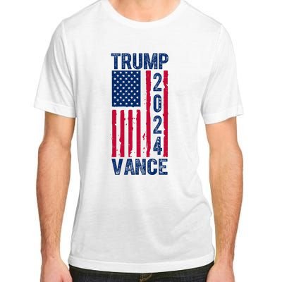 Trump Vance 2024 Us Flag Election Adult ChromaSoft Performance T-Shirt