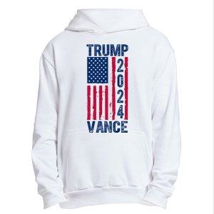 Trump Vance 2024 Us Flag Election Urban Pullover Hoodie