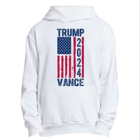 Trump Vance 2024 Us Flag Election Urban Pullover Hoodie