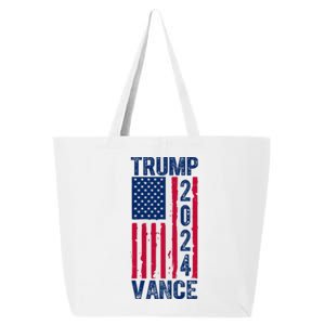 Trump Vance 2024 Us Flag Election 25L Jumbo Tote