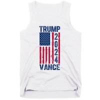 Trump Vance 2024 Us Flag Election Tank Top