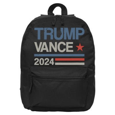 Trump Vance 2024 President Trump Supporter Reelection 16 in Basic Backpack