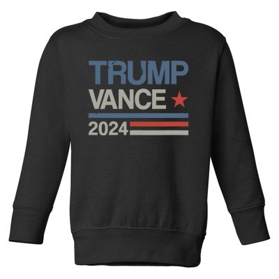 Trump Vance 2024 President Trump Supporter Reelection Toddler Sweatshirt