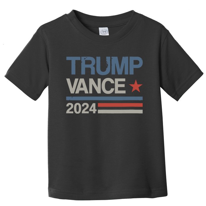 Trump Vance 2024 President Trump Supporter Reelection Toddler T-Shirt