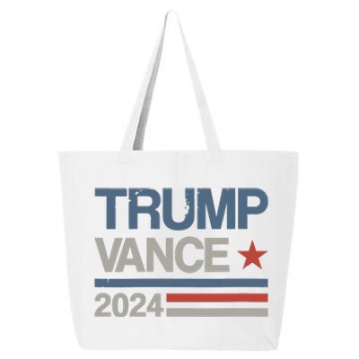 Trump Vance 2024 President Trump Supporter Reelection 25L Jumbo Tote