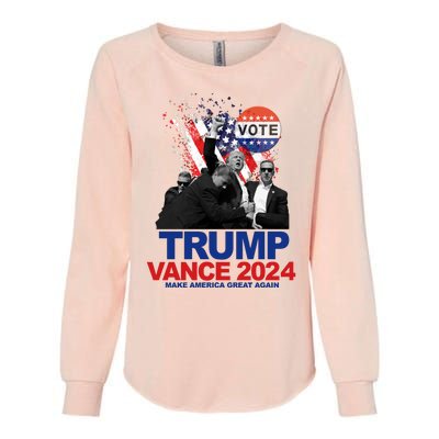 Trump Vance 2024 Make America Great Again Fight Election Womens California Wash Sweatshirt