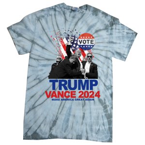 Trump Vance 2024 Make America Great Again Fight Election Tie-Dye T-Shirt