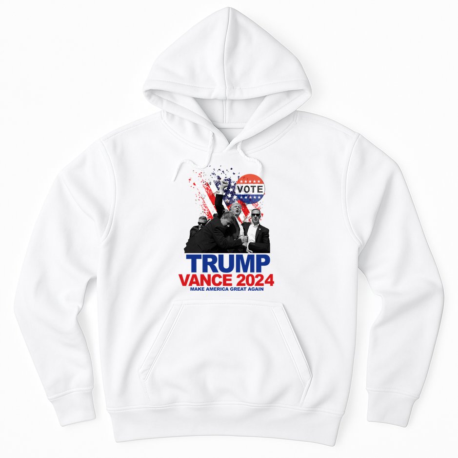 Trump Vance 2024 Make America Great Again Fight Election Hoodie