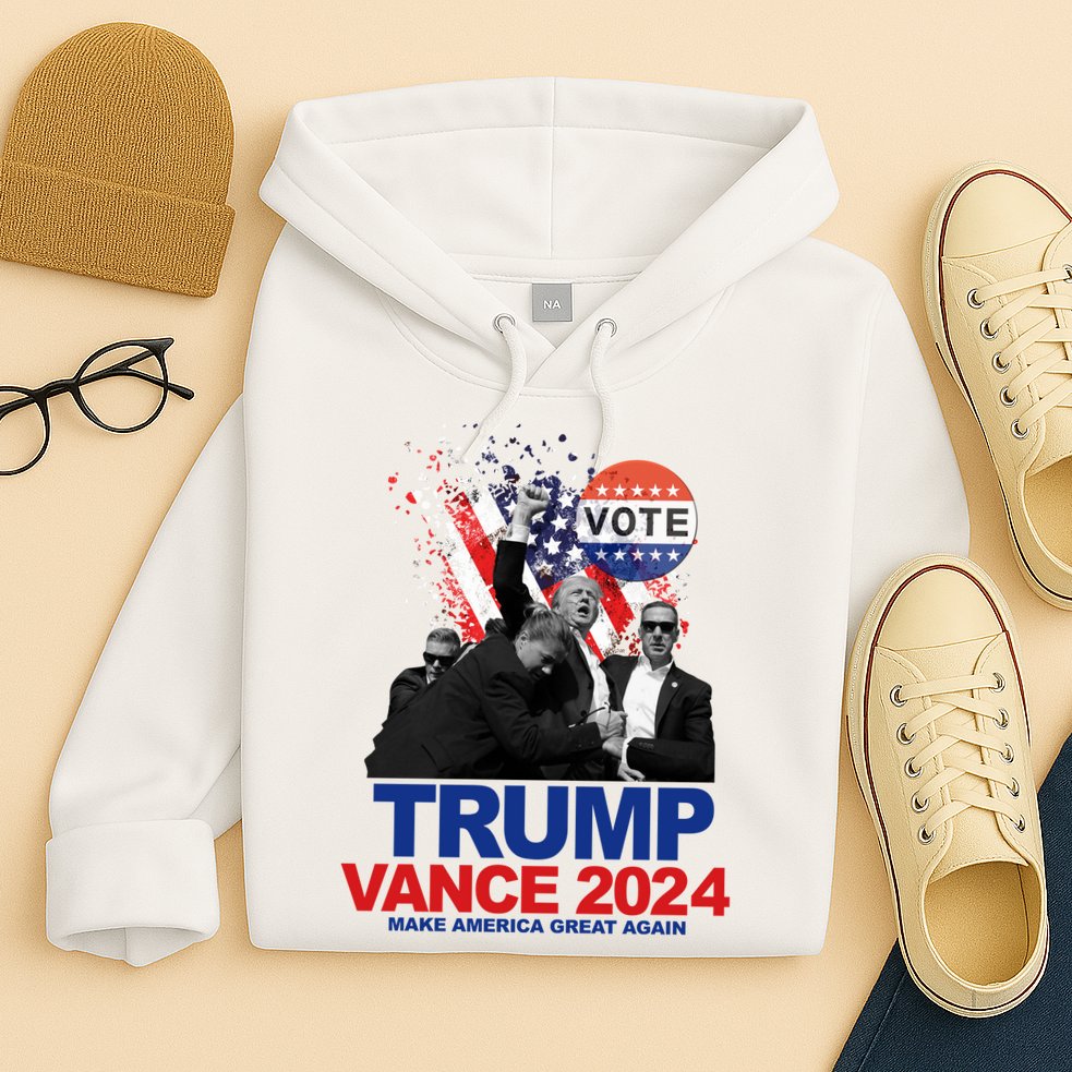 Trump Vance 2024 Make America Great Again Fight Election Hoodie
