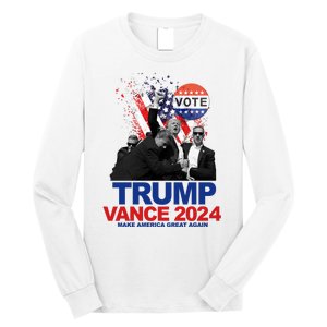 Trump Vance 2024 Make America Great Again Fight Election Long Sleeve Shirt