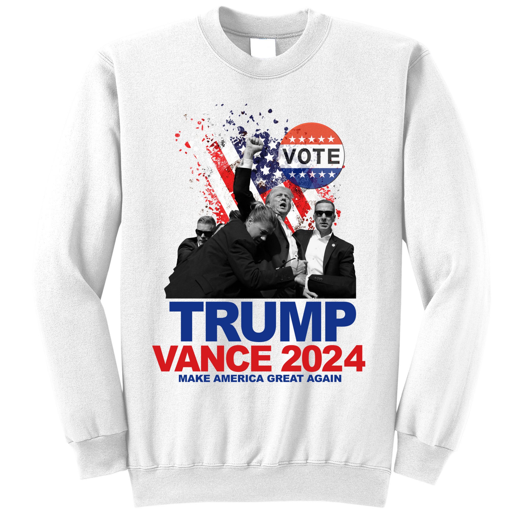 Trump Vance 2024 Make America Great Again Fight Election Sweatshirt
