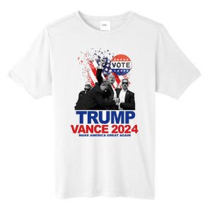 Trump Vance 2024 Make America Great Again Fight Election Tall Fusion ChromaSoft Performance T-Shirt