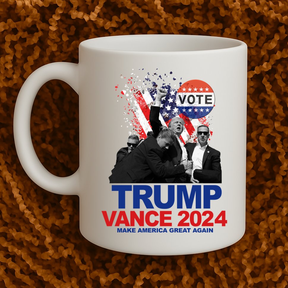 Trump Vance 2024 Make America Great Again Fight Election Mug