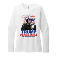 Trump Vance 2024 Make America Great Again Fight Election Womens CVC Long Sleeve Shirt