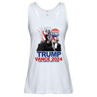 Trump Vance 2024 Make America Great Again Fight Election Ladies Essential Flowy Tank