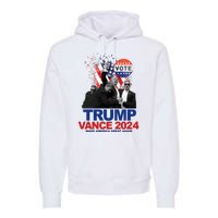 Trump Vance 2024 Make America Great Again Fight Election Premium Hoodie