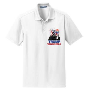 Trump Vance 2024 Make America Great Again Fight Election Dry Zone Grid Polo