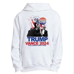 Trump Vance 2024 Make America Great Again Fight Election Urban Pullover Hoodie