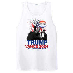 Trump Vance 2024 Make America Great Again Fight Election PosiCharge Competitor Tank