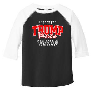 Trump Vance 2024 President Rally Premium Toddler Fine Jersey T-Shirt