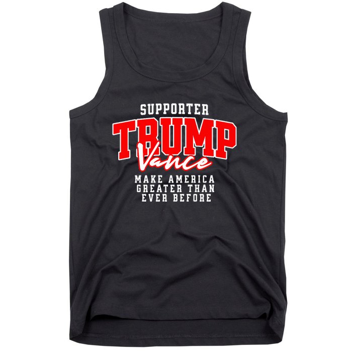 Trump Vance 2024 President Rally Premium Tank Top