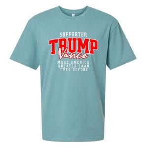 Trump Vance 2024 President Rally Premium Sueded Cloud Jersey T-Shirt