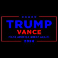 Trump Vance 2024 Front Pocket Print With Back Print Bag