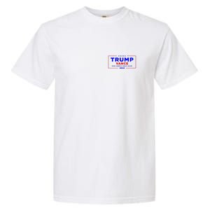 Trump Vance 2024 Front Pocket Print With Back Print Garment-Dyed Heavyweight T-Shirt