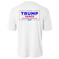 Trump Vance 2024 Front Pocket Print With Back Print Cooling Performance Crew T-Shirt