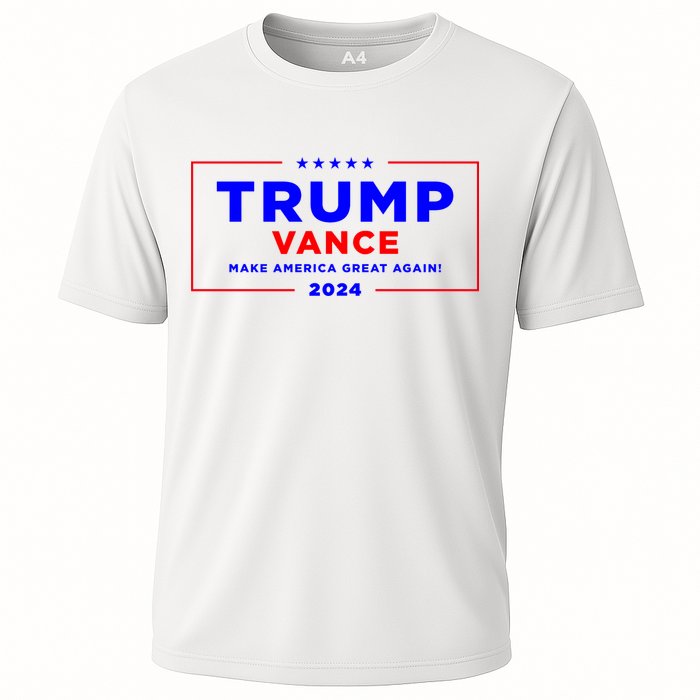 Trump Vance 2024 Front Pocket Print With Back Print Cooling Performance Crew T-Shirt