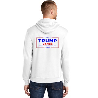 Trump Vance 2024 Front Pocket Print With Back Print Hoodie