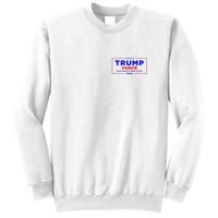 Trump Vance 2024 Front Pocket Print With Back Print Sweatshirt