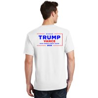 Trump Vance 2024 Front Pocket Print With Back Print T-Shirt
