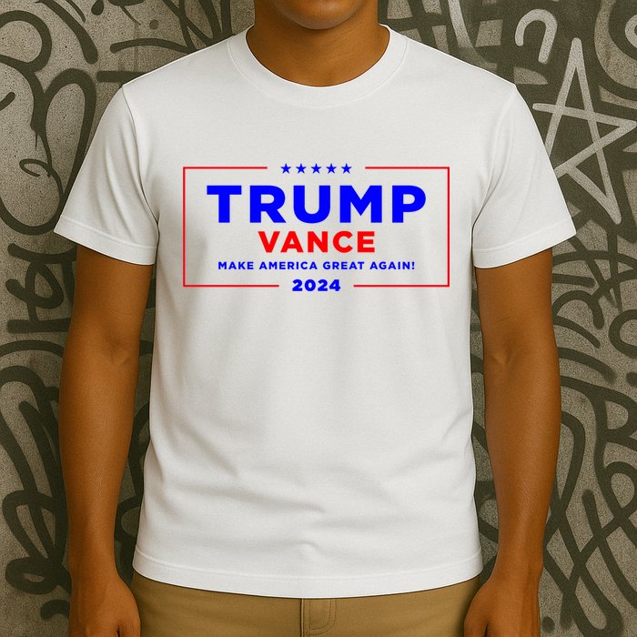 Trump Vance 2024 Front Pocket Print With Back Print T-Shirt
