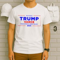 Trump Vance 2024 Front Pocket Print With Back Print T-Shirt