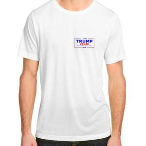 Trump Vance 2024 Front Pocket Print With Back Print Adult ChromaSoft Performance T-Shirt