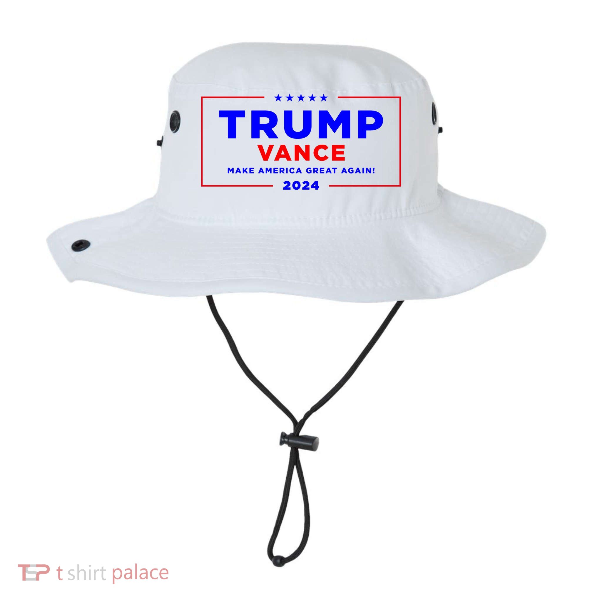 Trump Vance 2024 Front Pocket Print With Back Print Bucket Hat