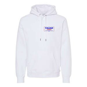 Trump Vance 2024 Front Pocket Print With Back Print Premium Hoodie