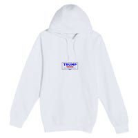 Trump Vance 2024 Front Pocket Print With Back Print Premium Pullover Hoodie