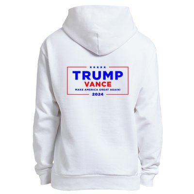 Trump Vance 2024 Front Pocket Print With Back Print Urban Pullover Hoodie