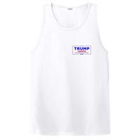 Trump Vance 2024 Front Pocket Print With Back Print PosiCharge Competitor Tank