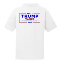 Trump Vance 2024 Front Pocket Print With Back Print PosiCharge RacerMesh Polo