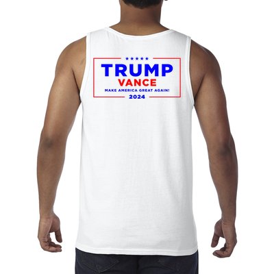 Trump Vance 2024 Front Pocket Print With Back Print Tank Top