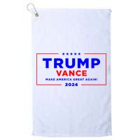 Trump Vance 2024 Front Pocket Print With Back Print Golf Towel